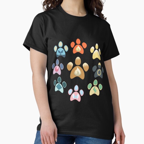 Vista previa del artículo con la obra «Huellas de Eeveelution», diseñado y vendido por galaxydaydreams.