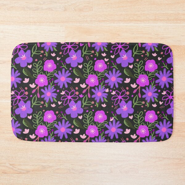 Item preview, Bold Florals - Purple designed and sold by PepperLime.