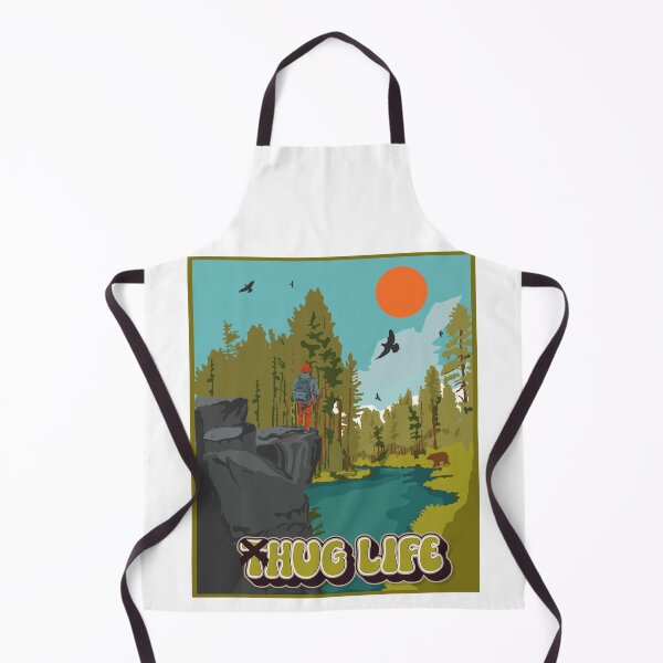 Item preview, Hug life funny hiking quote outdoor activity mountain lover designed and sold by HomeCoquette.