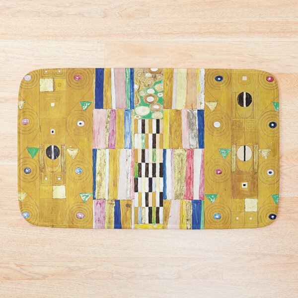 Item preview, Nine Cartoons for the Execution of a Frieze for the Dining Room of Stoclet House in Brussels: Part 9, Knight | Gustav Klimt designed and sold by LaMadeleine.