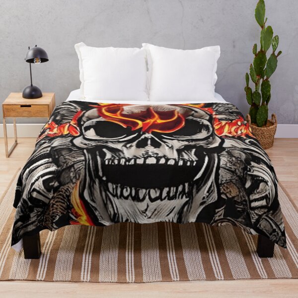Item preview, Fire Skull , t shirt designed and sold by Blue Dragon.