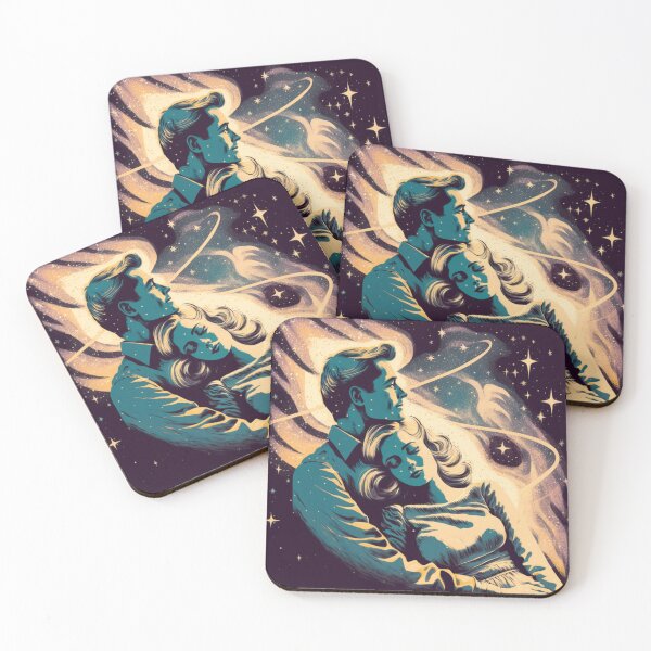 Item preview, couple watching a shooting star designed and sold by via-colab.