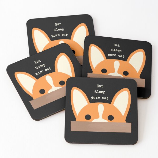 Item preview, Corgi - Eat. Sleep. More eat. designed and sold by DigitalBrett.