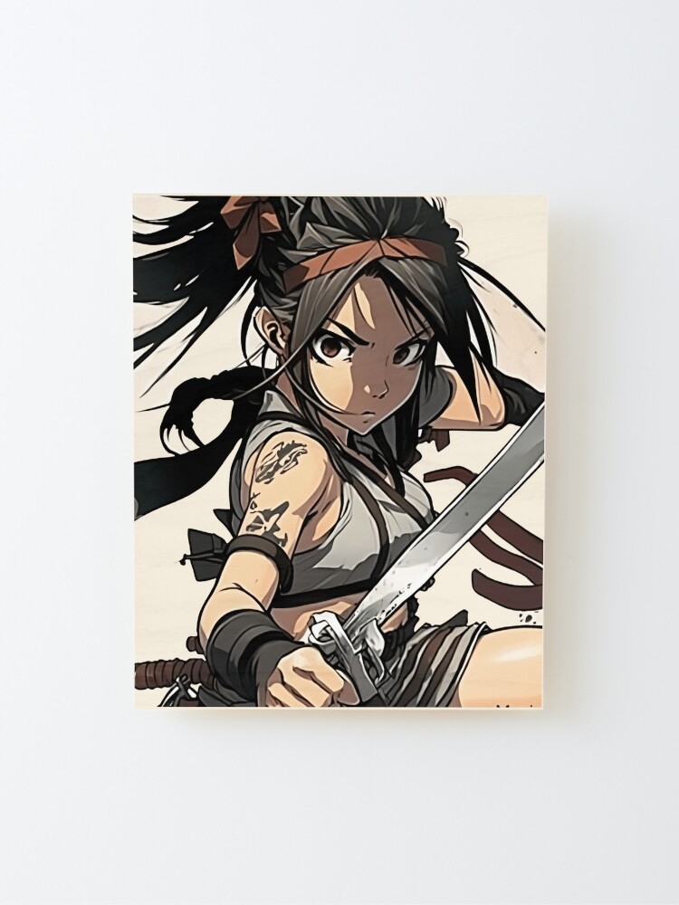 AFRO SAMURAI NINJA MANGA ANIME CARTOON ARTWORK WALL ART PRINT