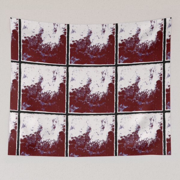 Item preview,  Citywave through Window in Maroon with White foam designed and sold by BlackArtichoke.