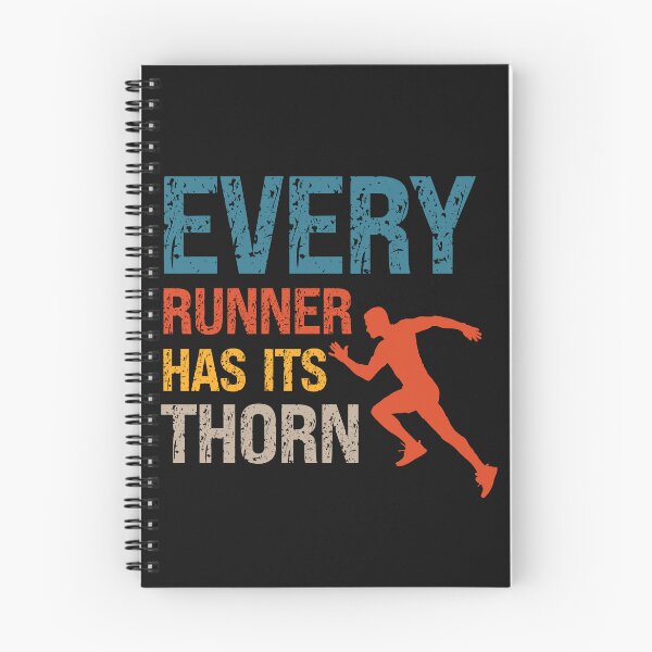 Item preview, Every runner has its thorn Motivational Trail Running quote extreme skyrunner designed and sold by HomeCoquette.