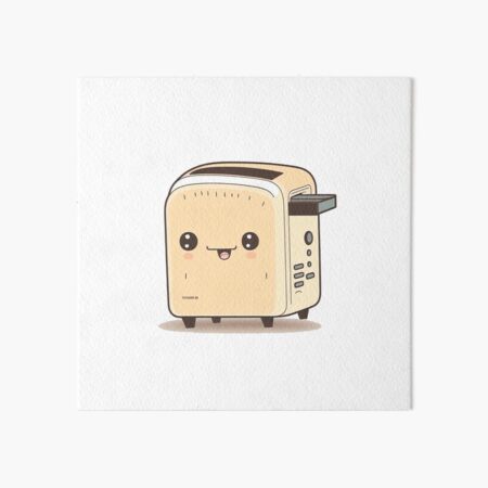 Cute Smile Microwave  Art Board Print for Sale by Wachi-A