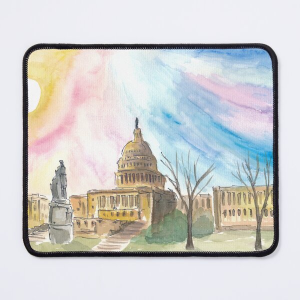 Item preview, Washington District of Columbia U.S. Capitol Autumn Sunset designed and sold by artshop77.