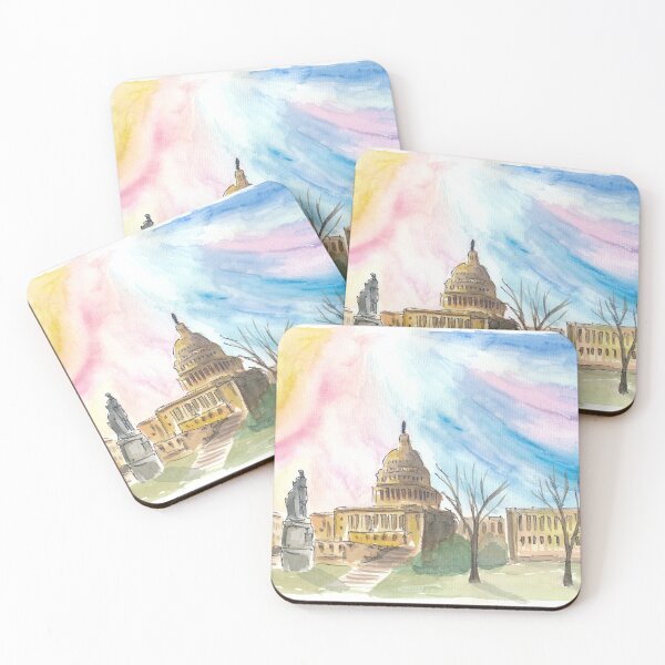 Item preview, Washington District of Columbia U.S. Capitol Autumn Sunset designed and sold by artshop77.