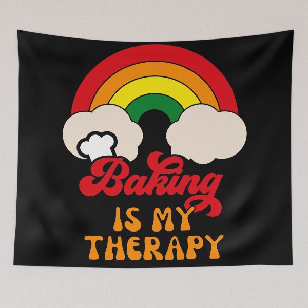 Item preview, Baking Is My Therapy designed and sold by RockBeeDesigns.