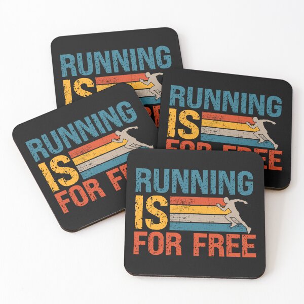 Item preview, Running is for free Motivational Trail Running quote extreme skyrunner designed and sold by HomeCoquette.