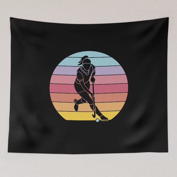 Item preview, Vintage Field Hockey Player Girl designed and sold by MrEddie10.