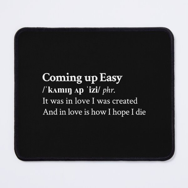 Item preview, Paolo Nutini Aesthetic Quote Scotland Love Lyrics Black designed and sold by StickTheSong.