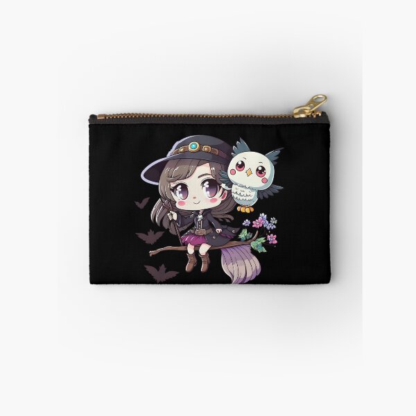 Item preview, Cute Kawaii Witch And Owl Girly Witchy Halloween designed and sold by JokeGysen.