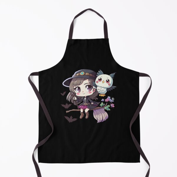 Item preview, Cute Kawaii Witch And Owl Girly Witchy Halloween designed and sold by JokeGysen.