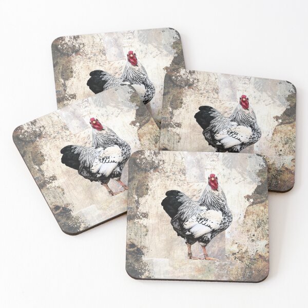 Item preview, Rooster Abstract Collage Digital Art designed and sold by NancyMerkle.