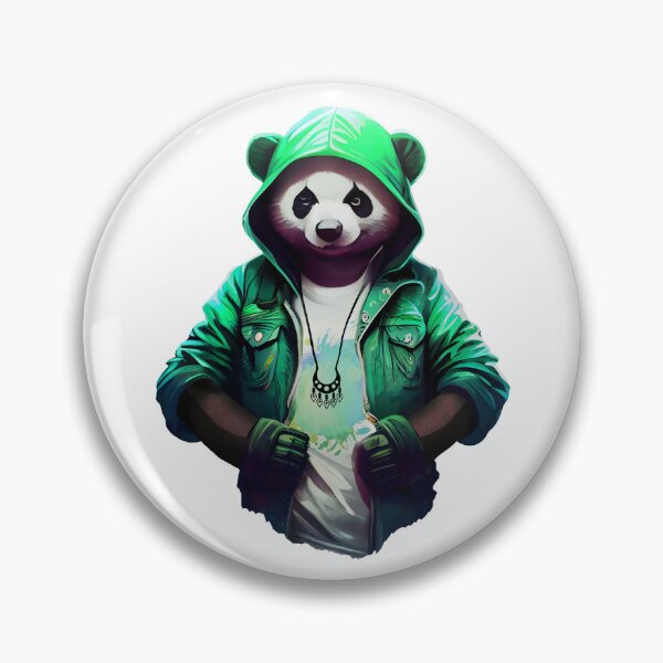Item preview, Panda with a cool style designed and sold by Melcu.