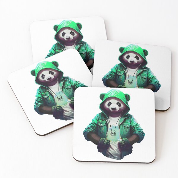 Item preview, Panda with a cool style designed and sold by Melcu.