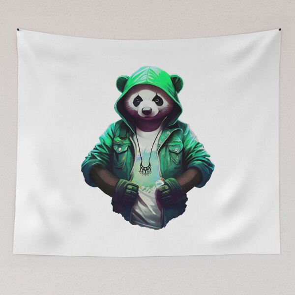 Item preview, Panda with a cool style designed and sold by Melcu.