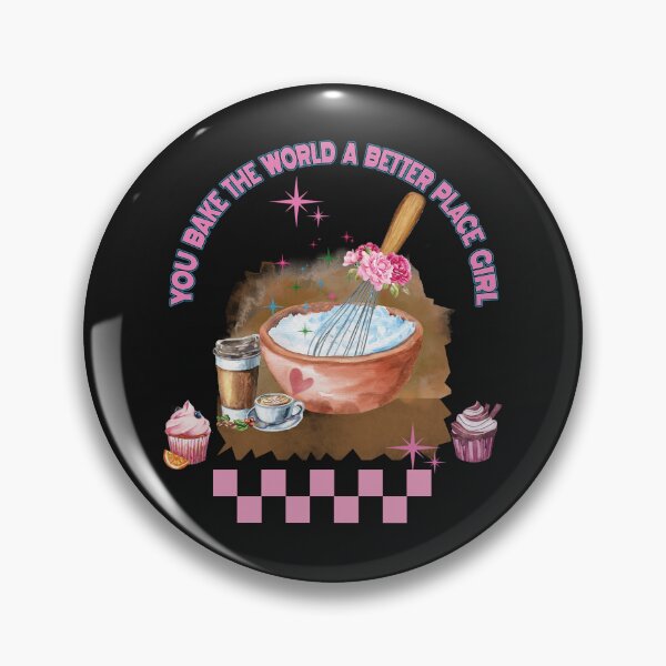 Item preview, Pink you Bake The World A Better Place Girl designed and sold by fatydesignspace.