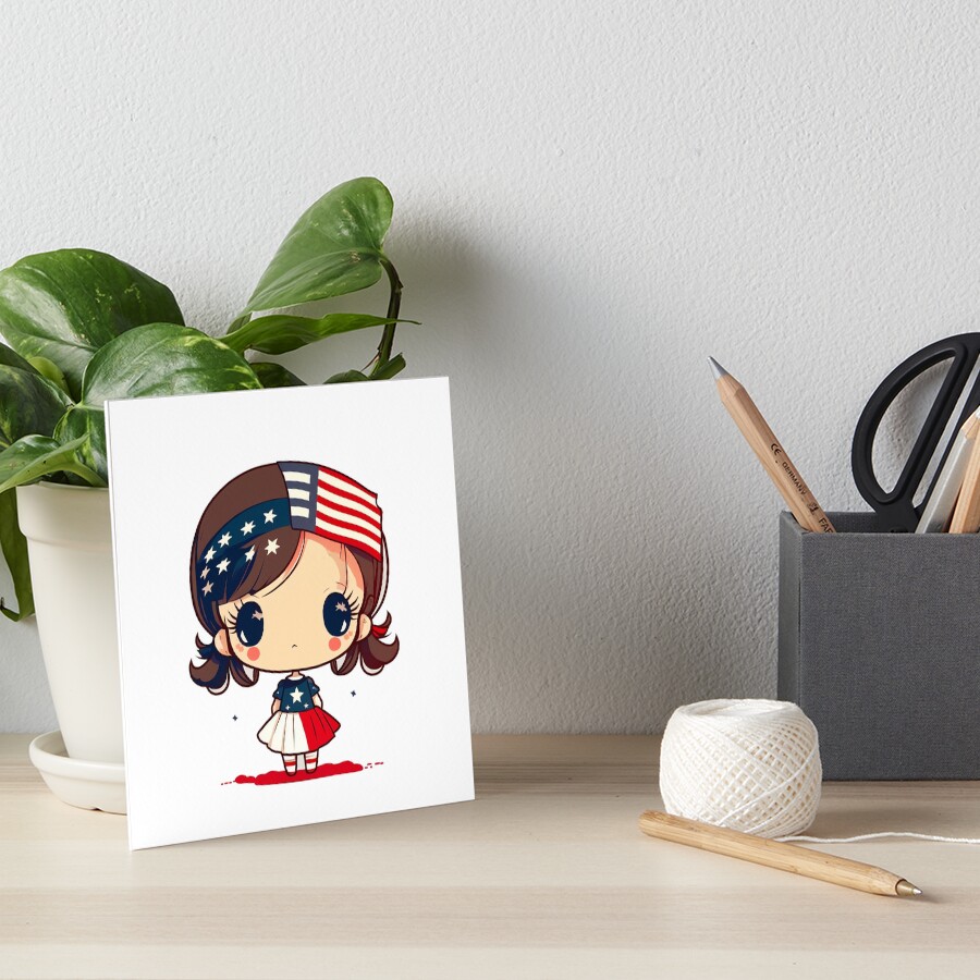 Vista previa del artículo con la obra «Lámina rígida», diseñado y vendido por ChibiInstant.
