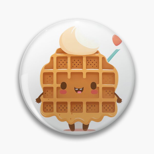 Artikelvorschau, Kawaii cute chibi waffle entworfen und verkauft von ChibiInstant.