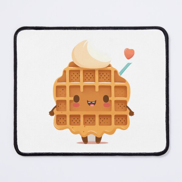 Item preview, Kawaii cute chibi waffle designed and sold by ChibiInstant.