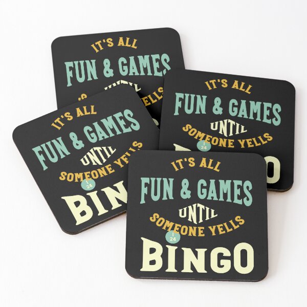 Item preview, Funny BINGO Saying It's All Fun and Games designed and sold by whyitsme.
