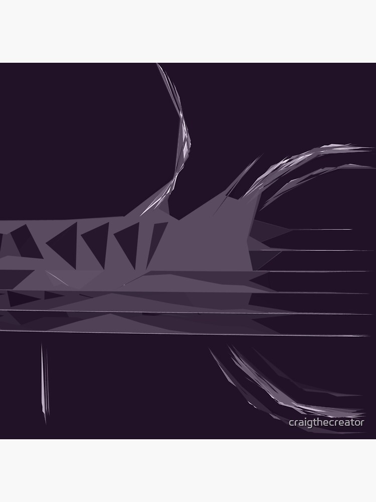 Thumbnail 3 of 3, Sticker, Body - Abstract Guitar Art designed and sold by craigthecreator.