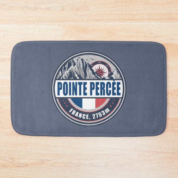 Item preview, Pointe Percee France Flag Mountain Hiking Design designed and sold by CynthiaGraphics.