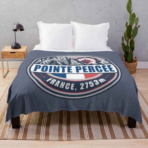 Item preview, Pointe Percee France Flag Mountain Hiking Design designed and sold by CynthiaGraphics.