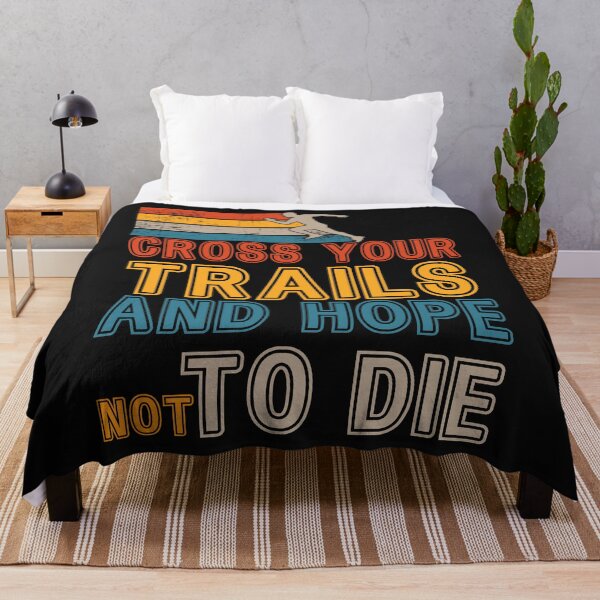 Item preview, Cross your trails Motivational Trail Running quote extreme skyrunner designed and sold by HomeCoquette.