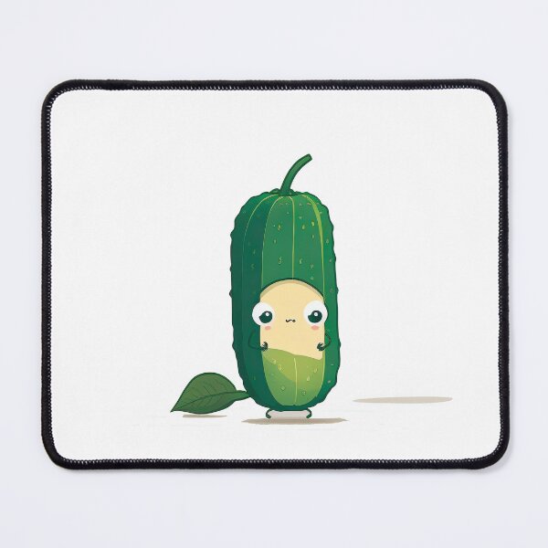 Item preview, kawaii chibi cute cucumber designed and sold by ChibiInstant.