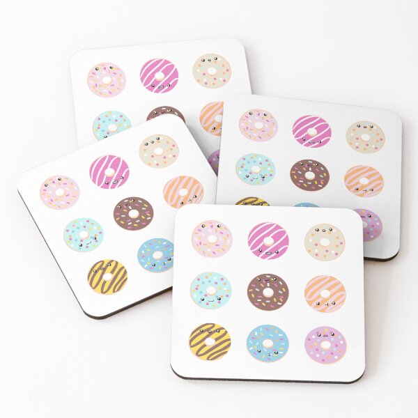Item preview, Kawaii colorful donut pack  designed and sold by Yarafantasyart.