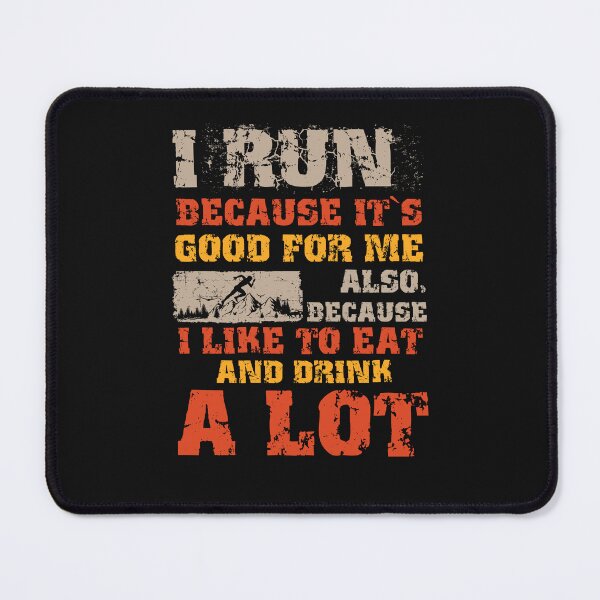 Item preview, Funny sarcastic running quote Motivational Trail Running saying extreme skyrunner designed and sold by HomeCoquette.
