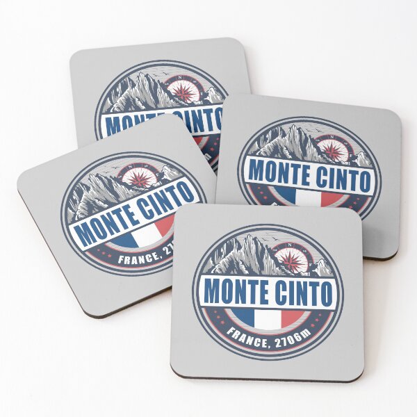 Item preview, Monte Cinto France Flag Mountain Hiking Design designed and sold by CynthiaGraphics.