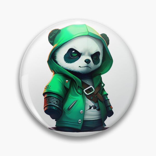 Item preview, Panda with a cool style designed and sold by Melcu.