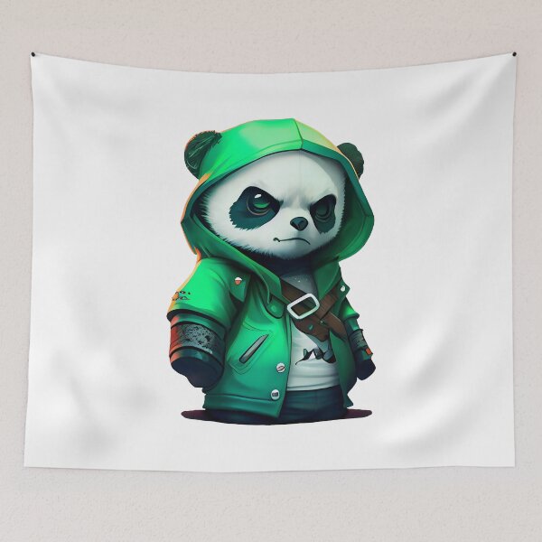 Item preview, Panda with a cool style designed and sold by Melcu.