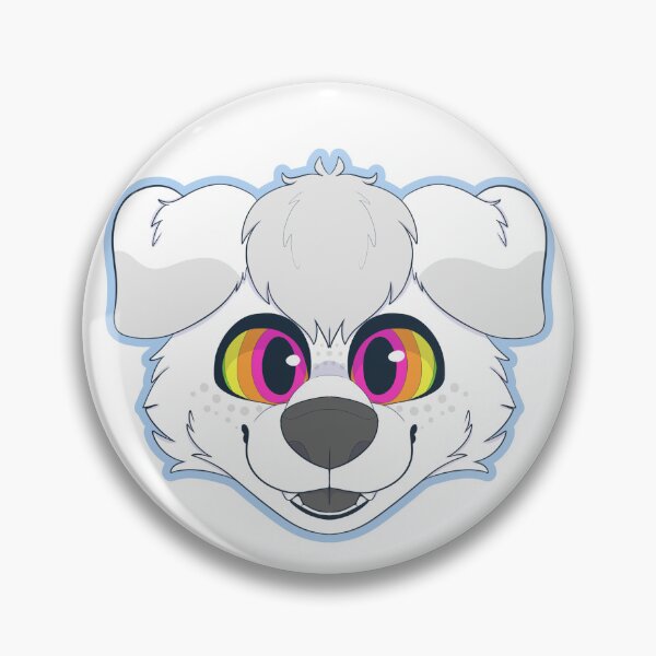 Item preview, Hypno dog furry headshot designed and sold by HypnoHound.