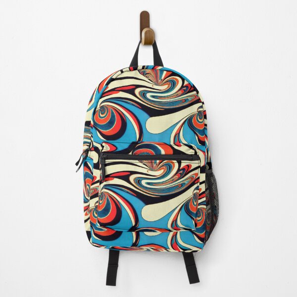 Item preview, Funky Marbled Effect - Marbling In Red, Yellow, Black and Blue designed and sold by Fine Prints.