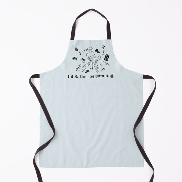 Item preview, Rather be Camping- Nefarious Inspector Grackle Bird Character designed and sold by ScaperShirts.