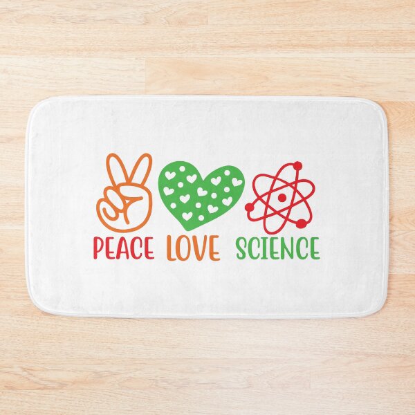 Item preview, PEACE LOVE SCIENCE designed and sold by SticerOcean.