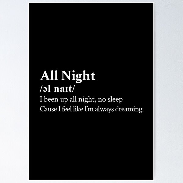 Item preview, The Vamps Aesthetic Indie Pop Band Quote Lyrics Black designed and sold by StickTheSong.