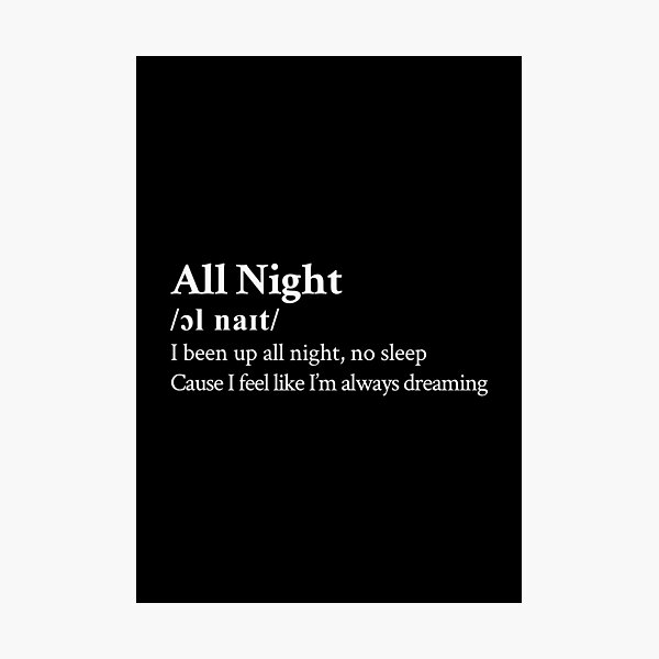 Item preview, The Vamps Aesthetic Indie Pop Band Quote Lyrics Black designed and sold by StickTheSong.