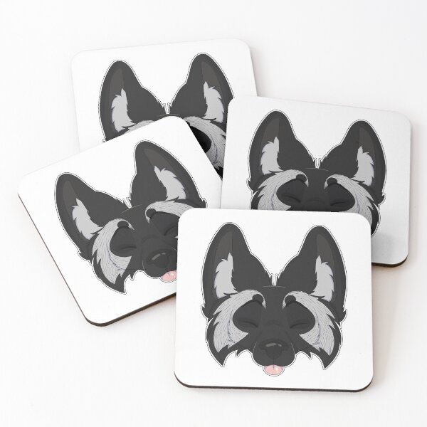 Item preview, Silver fox furry headshot designed and sold by HypnoHound.