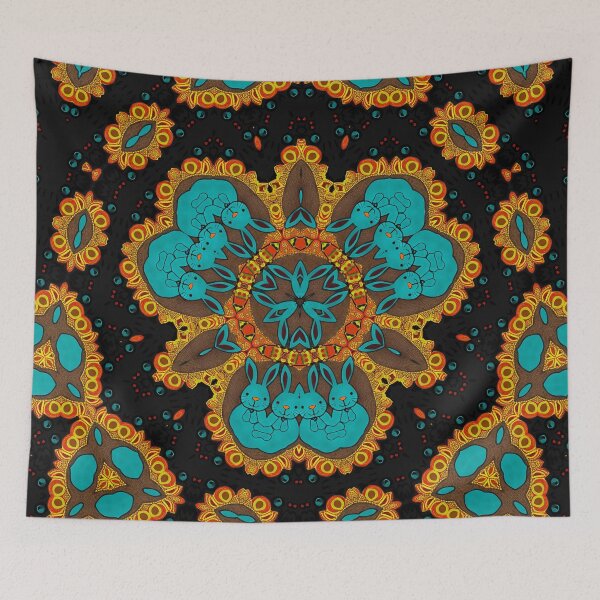 Item preview,  *FUNNY AND UNSEPARABLE RABBITS EASTER EGGS CHOCOLATE HOLIDAY BACKGROUND* designed and sold by Ralek.