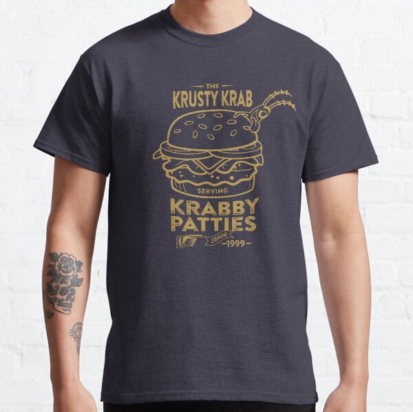 SpongeBob SquarePants Plankton Krusty Krab Krabby Patties Ad Classic T-Shirt