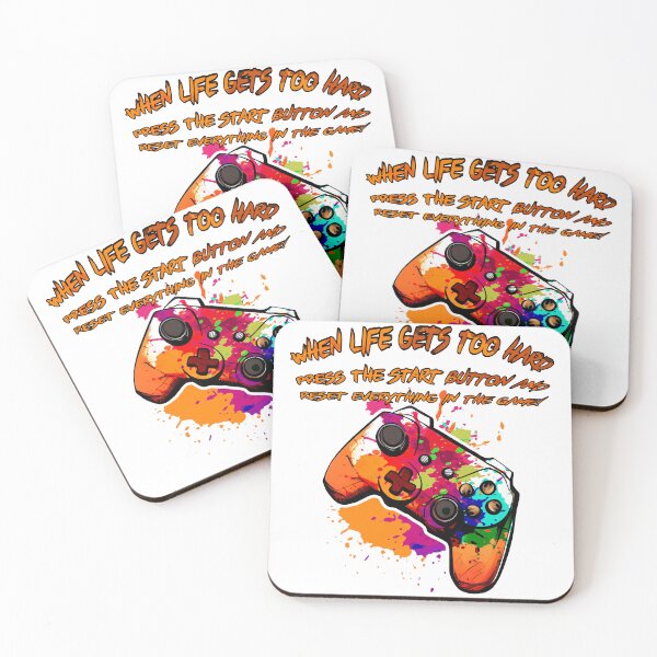 Item preview, Press Start, Restart Life designed and sold by Melcu.