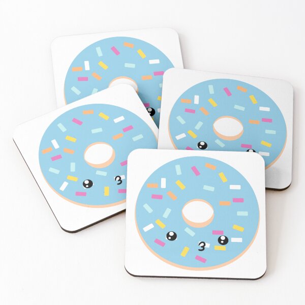 Item preview, Cute blue donut  designed and sold by Yarafantasyart.