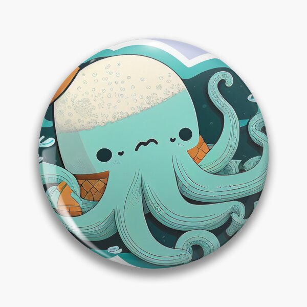 Item preview, The Sad Kraken - Stickers, clothing, décor, phone art, laptop art, kids clothing designed and sold by TheLazyCryptid.
